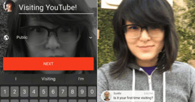 YouTube行動直播App介面