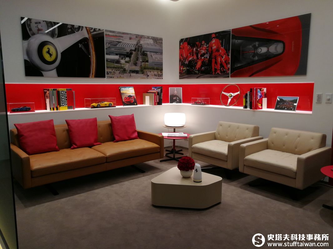 依照義大利原廠最高CI規格打造：Ferrari法拉利臺中展示中心直擊