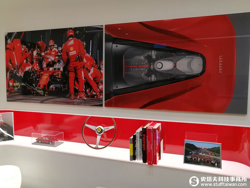 依照義大利原廠最高CI規格打造：Ferrari法拉利臺中展示中心直擊