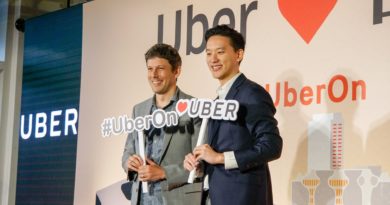 Uber亞太總經理Mike Brown，以及台灣區總經理顧立楷