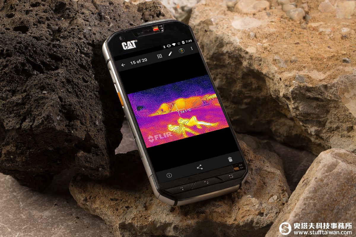 Cat S60實測：野地實戰沒問題！一眼就能找出熱源