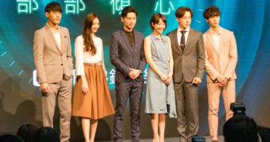 《1006的房客》演員左起黃騰浩、謝沛恩、李國毅、謝欣穎、坤達、許光漢
