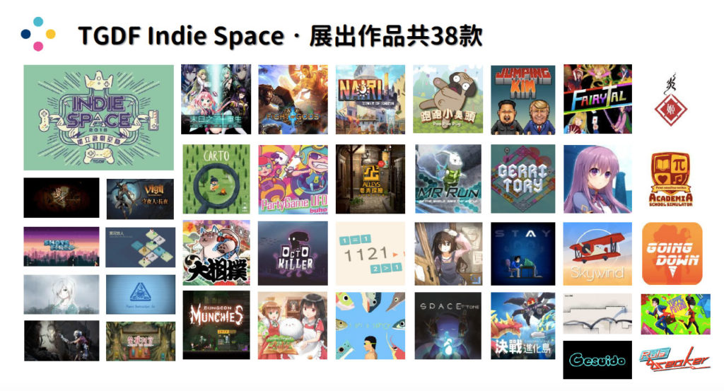 「TGDF Indie Space」參展作品