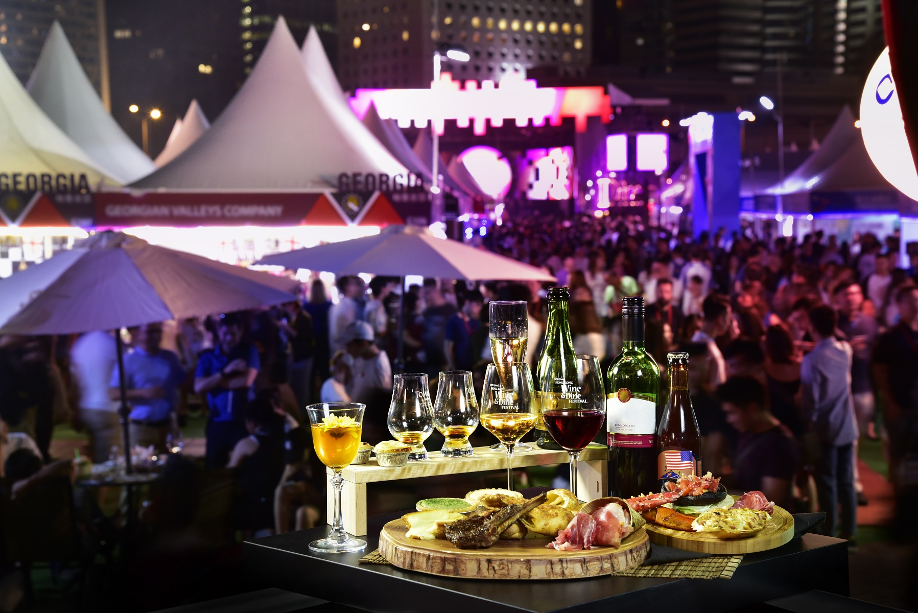 今年中秋前往香港參加第十屆香港美酒佳餚巡禮