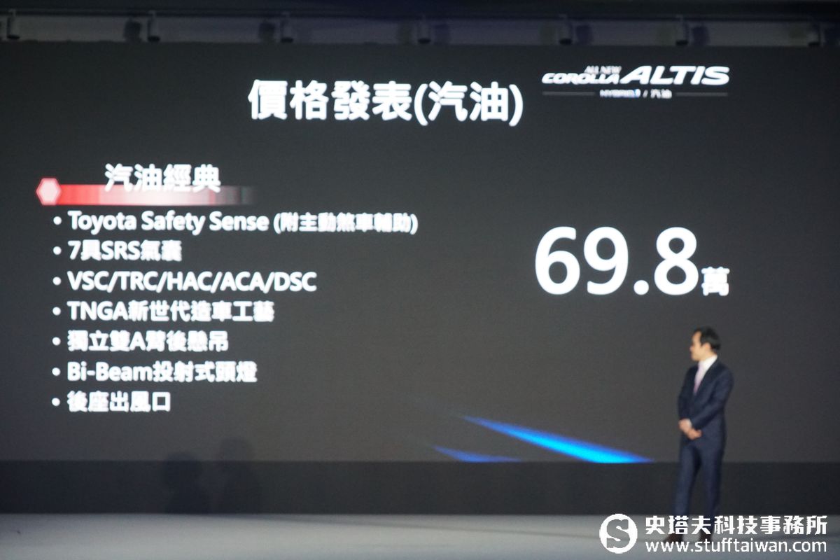 要一統江湖了？TOYOTA All New Corolla Altis比預接單更便宜69.8萬起