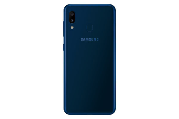 Galaxy A20鏡面藍_背面 Galaxy A20鏡面藍_背面