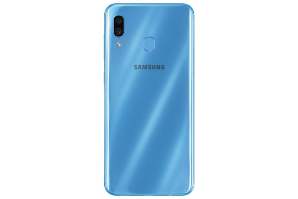 Galaxy A30炫光藍_背面 Galaxy A30炫光藍_背面