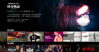 Netflix電視版畫面