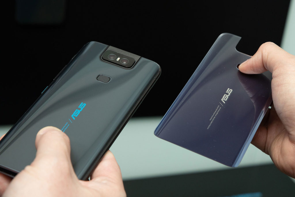 ZenFone 6星夜黑、霓幻銀背蓋