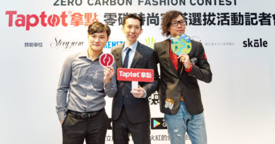 左起Taptot拿點技術總監陳昱嘉、執行長林首龍、設計／行銷總監羅傑