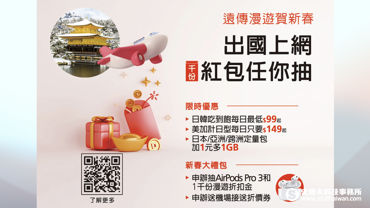 寒假春節出國必看！遠傳原號漫遊日韓99元起