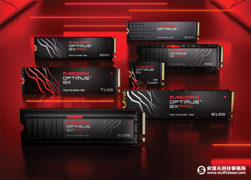 [CES 2026] SANDISK更名新包裝上市！Optimus三大系列取代WD Blue與WD_BLACK